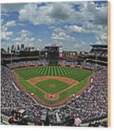 New York Mets V Atlanta Braves #1 Wood Print