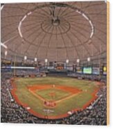 New York Yankees V Tampa Bay Rays #1 Wood Print