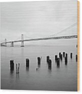 Oakland Bay Bridge, San Francisco #1 Wood Print