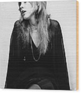 Photo Of Stevie Nicks And Fleetwood Mac Wood Print