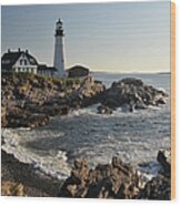 Portland Head Light #1 Wood Print