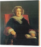 Portrait Of Madame Clicquot #1 Wood Print