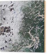Powerful Swells From The Pacific Ocean #1 Wood Print