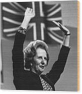 Prime Minister Margaret Thatcher #1 Wood Print