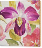 Radiant Orchid I #1 Wood Print