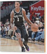 San Antonio Spurs V Cleveland Cavaliers #1 Wood Print