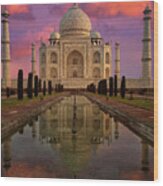 Taj Mahal #1 Wood Print