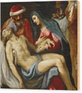 The Lamentation Over Christ #1 Wood Print