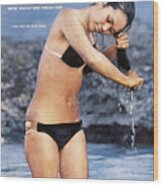 Turia Mau Swimsuit 1968 Sports Illustrated Cover Wood Print