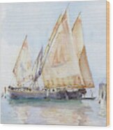 Venetian Sails  #3 Wood Print