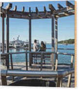 Waterfront, Port Jefferson, Ny #1 Wood Print