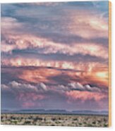 West Texas Sunset #1 Wood Print