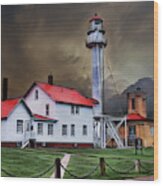 Whitefish Point Lighthouse #1 Wood Print