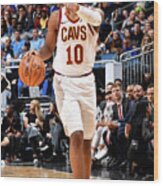 Cleveland Cavaliers V Orlando Magic #10 Wood Print