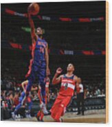 Detroit Pistons V Washington Wizards Wood Print