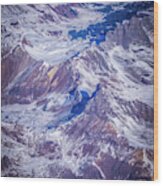 Flying Over Colorado Rocky Mountains #10 Wood Print