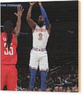 Houston Rockets V New York Knicks #12 Wood Print