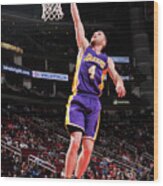 Los Angeles Lakers V Houston Rockets Wood Print