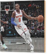 New York Knicks V Brooklyn Nets Wood Print