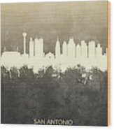 San Antonio Texas Skyline #13 Wood Print