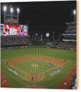 World Series - Chicago Cubs V Cleveland Wood Print