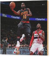 Atlanta Hawks V Washington Wizards #15 Wood Print