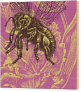 Bee #15 Wood Print