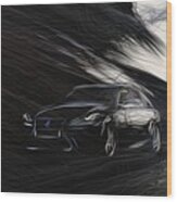Lexus Is Drawing #17 Wood Print