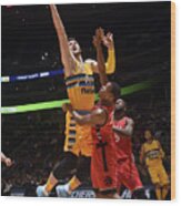 Toronto Raptors V Denver Nuggets #17 Wood Print