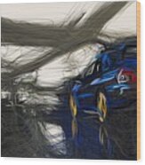 Subaru Impreza Wrx Sti Draw #19 Wood Print