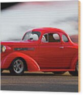 1937 Chevrolet Master Deluxe Coupe Wood Print