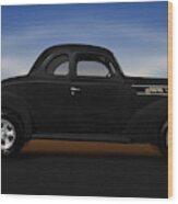 1937 Ford 5 Window Coupe  -  1937ford5windowcoupe173589 Wood Print