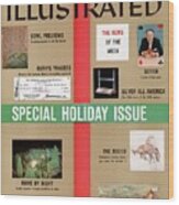 1959 Special Holiday Issue Sports Illustrated Cover Wood Print
