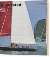 1964 Americas Cup Preview Sports Illustrated Cover Wood Print