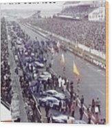 1969 Heures Du Mans 24-hour Race Poster Wood Print