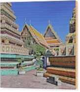 Bangkok, Thailand - Wat Phra Kaew - Temple Of The Emerald Buddha #3 Wood Print
