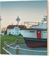 Chatham Light & Coast Guard Station, Ma #2 Wood Print