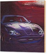 Jaguar Xk8 Coupe Draw #2 Wood Print