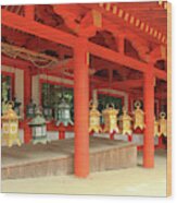 Kasuga Taisha Shrine - Nara, Japan #5 Wood Print