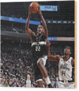 La Clippers V Milwaukee Bucks Wood Print