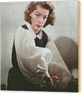 Lauren Bacall #2 Wood Print