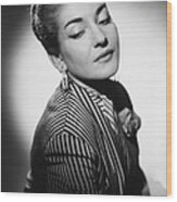 Maria Callas #2 Wood Print