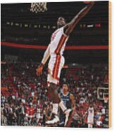 Memphis Grizzlies V Miami Heat #2 Wood Print