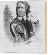 Oliver Cromwell, English Military #2 Wood Print