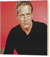 Paul Newman #2 Wood Print