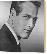 Paul Newman #2 Wood Print