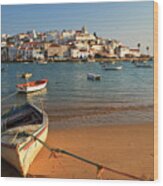 Portugal, Faro, Ferragudo, Atlantic Ocean, Algarve, The Fishing Village Of Ferragudo Near Portimao #2 Wood Print