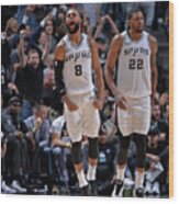 Sacramento Kings V San Antonio Spurs #2 Wood Print