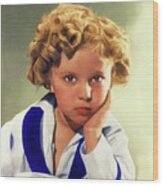 Shirley Temple, Vintage Actress #2 Wood Print