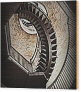 Spiral Staircase #2 Wood Print